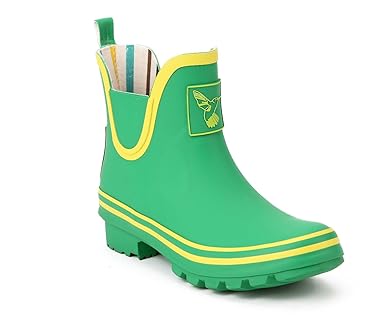 Evercreatures Ladies Evergreen Calf Rubber Wellies Meadow Fresh - Various Sizes