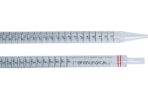 SciStar 25mL Serological Pipettes, Individually Wrapped, Sterile, RNase/DNase-Free, Polystyrene, Graduated, Disposable, Color
