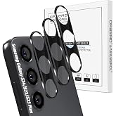 Orzero (3 Pack) Camera Lens Protector Compatible for Samsung Galaxy S24/S23/S23 Plus (Not for S24 Plus/S23 FE) Protector de C&aacute;mera Tempered Glass 9H Precise Camera Cutouts Anti-Scratch Does Not Affect Night Shots and Flash