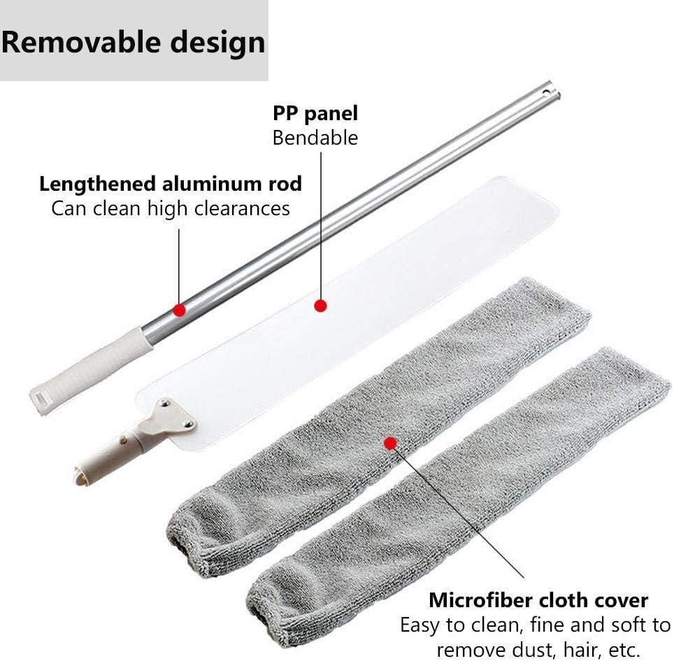 Gap retráctil Artefacto de Limpieza de Polvo Cepillo de Polvo extraíble