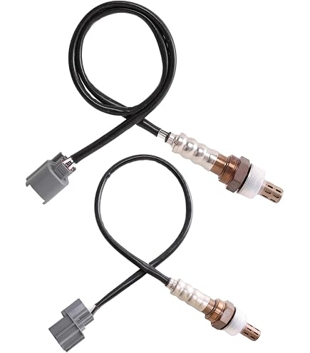Autodayplus 2pc O2 Oxygen Sensor Set For Honda Accord 1998-1999 – Upstream & Downstream, Direct Fit, Heated, 4-Wire
