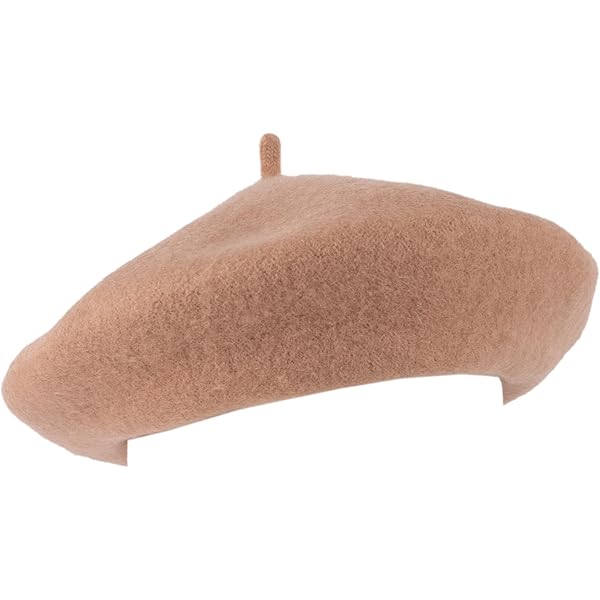 【Bibiy.】　MONIQUE BERET Vintage Woolen Newsboy Beret Hat, Adjustable Octagonal