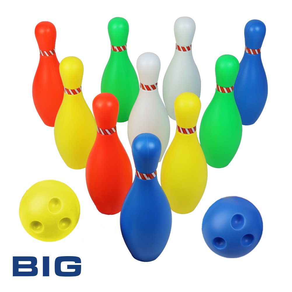 Kinder Bowling Spiel Spielzeug-Spiel Kinder Bowling-Set Party Spielzeug mit 1 Ball und 6 Pins