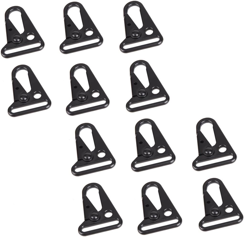 Krayney Tactical 1" 1.25" Extended Opening Heavy Clips Hooks Snap