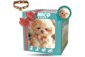 Guegalls 2026 New Ai Robot Dog, Nicoo - My Smart Realistic Robot Dog Puppy That Acts Like a Real Dogs, Nicco My Realistic RobotPuppy, Walking, Barking, Tail Wagging, for Pet Lovers