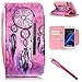 Galaxy S7 Case, Firefish Stand Flip Folio Wallet Cover Shock Resistance Protective Shell with Cards Slots Magnetic Closure for Samsung Galaxy S7-Pinknet