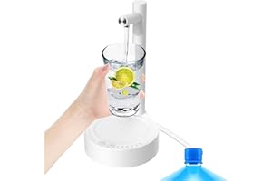 Desktop Water Bottle Dispenser,Bedside Water Dispenser Countertop for 5 Gallon Bottle with 7 Levels, Smart USB Charging Porta