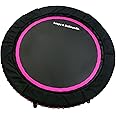 Leaps and Rebounds Fitness Trampoline, 48 or 40-inch Adults and Kids Rebounder for Indoor and Outdoor, Up to 270 lbs, Low Impact Cardio and Easy Home Workout
