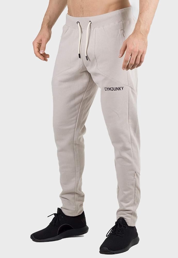 beige tracksuit bottoms