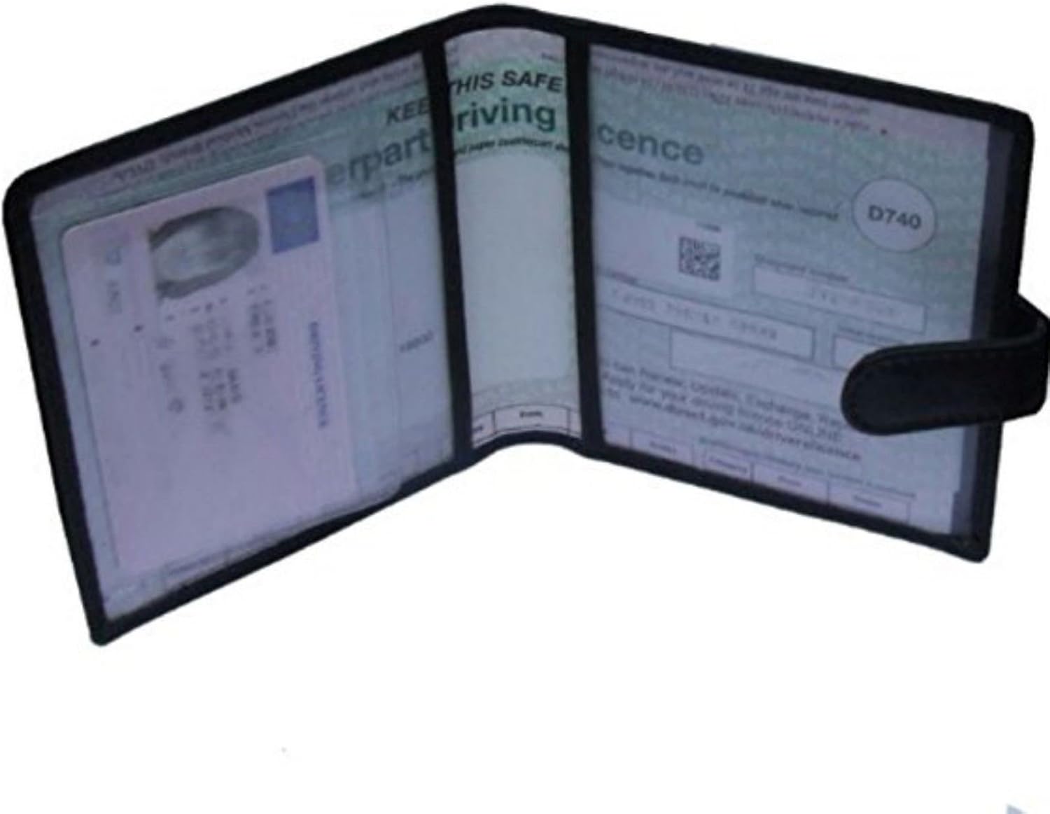 Durable Leather Driving Licence Holder Cover - Image 3