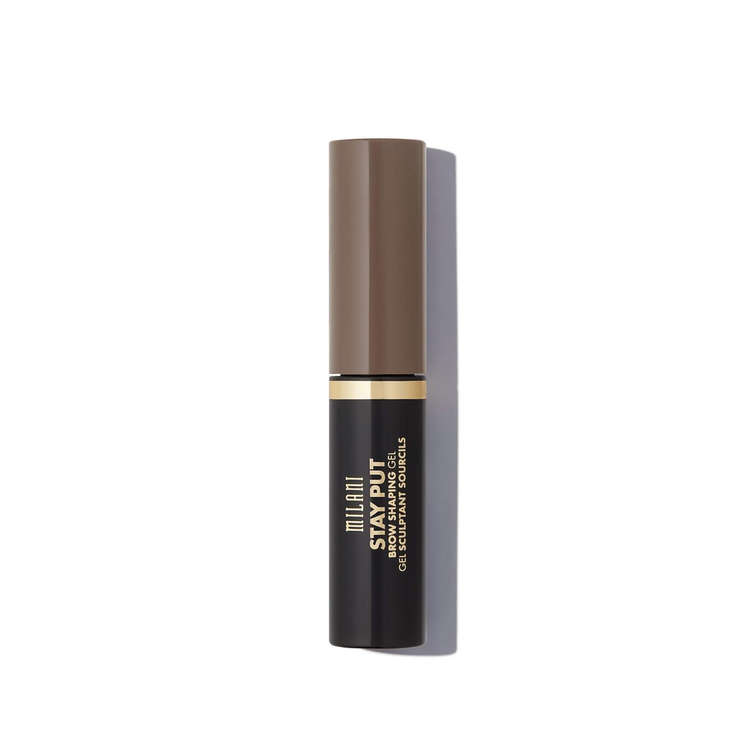 Milani Stay Put Brow Shaping Gel - Soft Brunette (0.24 Fl. Oz.) Cruelty-Free Long-Lasting Eyebrow Gel that Fills and Shapes Brows