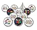 Class of 2016 Graduation Stickers for Hershey Kisses- Caps, Stars and Confetti Collection (Set of 324)