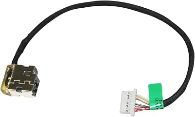 Gintai DC Power Jack Charging Port Cable for HP Pavilion 799749-S17 806746-001