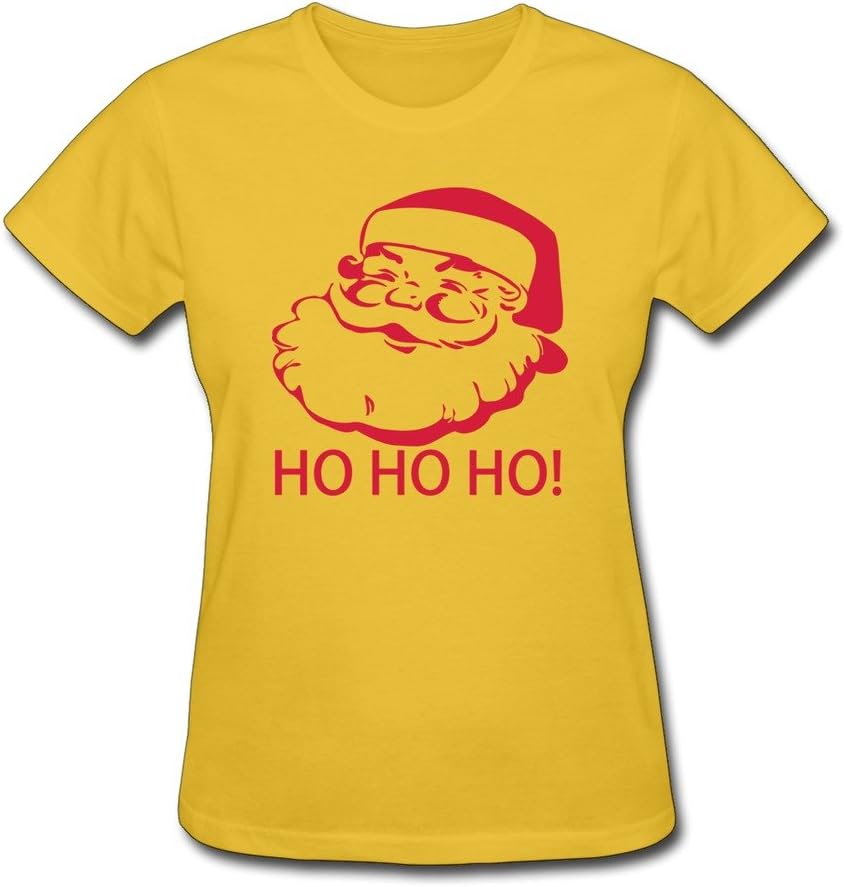 Santa Christmas O Neck Women T Shirt White Retro By By Rahk