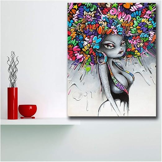 Xiaoxinyuan Arte De La Pared Graffiti Colorido Dormitorio