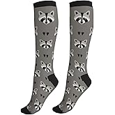 aipoase Compression Socks Knee High Circulation Support Socks For Women Men Athletic Running Hiking Cycling