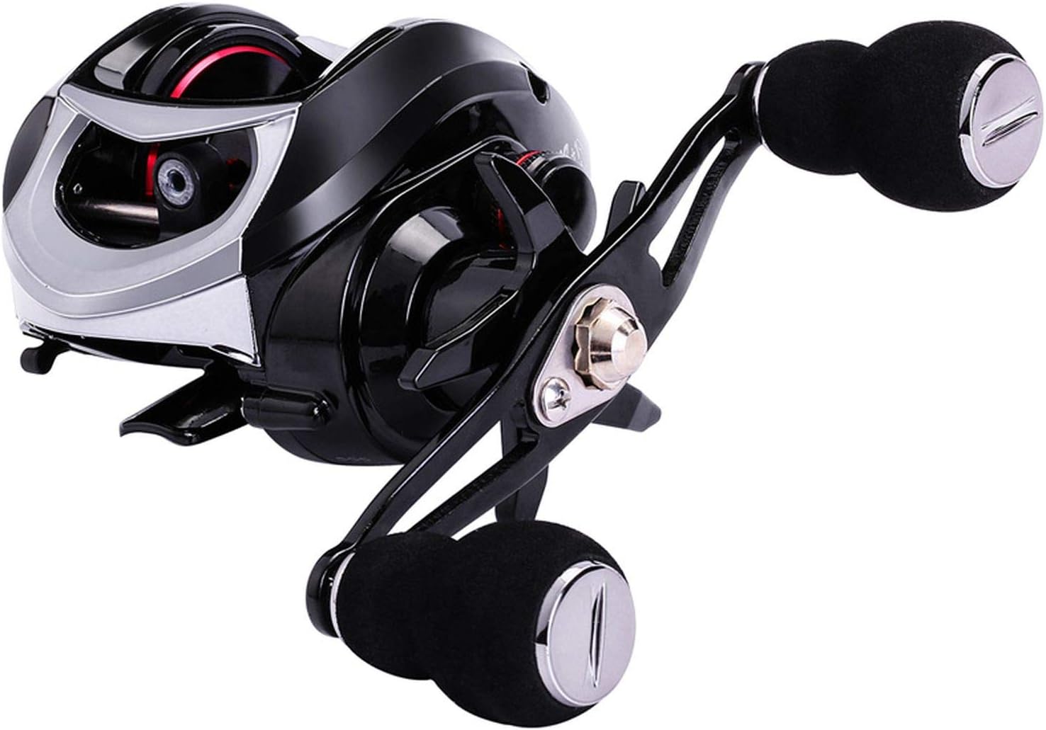 Fishing Reel Strong Drag Power 10Kg White Right/Left Handed Carp Fishing Wheels Fishing Tracking