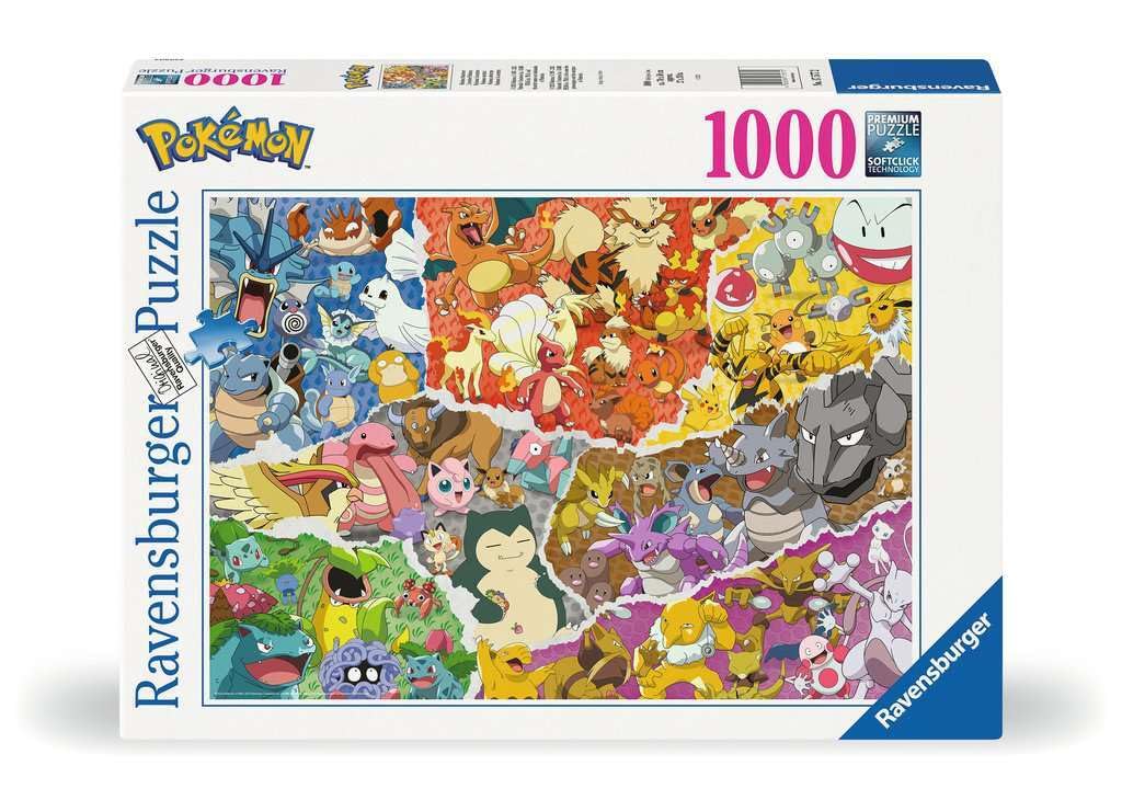 Ravensburger 17577 17577 Pokémon Adventure 1000 Pieces Pokémon Puzzle for Adults and Children from 14 Years, Yellow