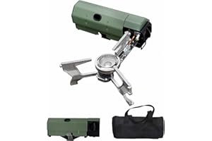 ONLYFIRE OUTDOOR LIVING ONLYFIRE Foldable Camping Stove with Storage Bag, Portable Butane Stove with Bottle Opener Outdoor Gas Stove for Picnic, Backpacking Hiking, Adventure, Home Travel, Outdoor Patio, RV Trip, GS330