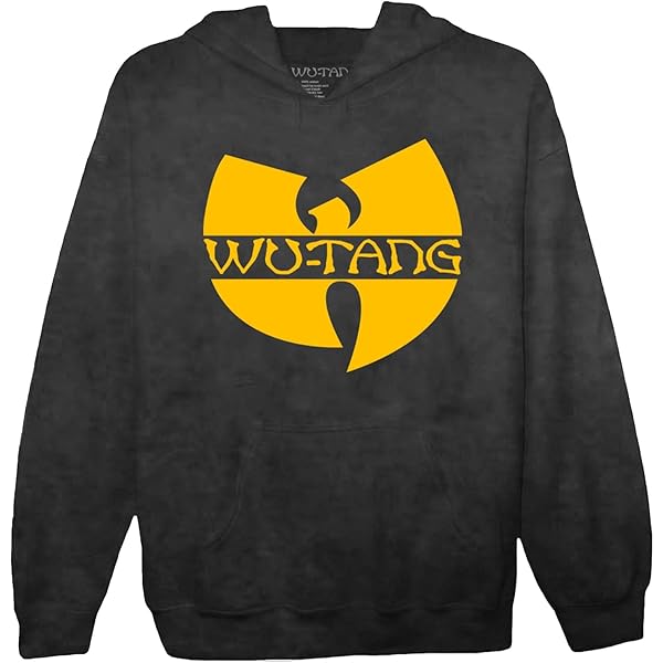 Wu-Tang Clan Hoodie Band Logo New Official Unisex Navy Blue