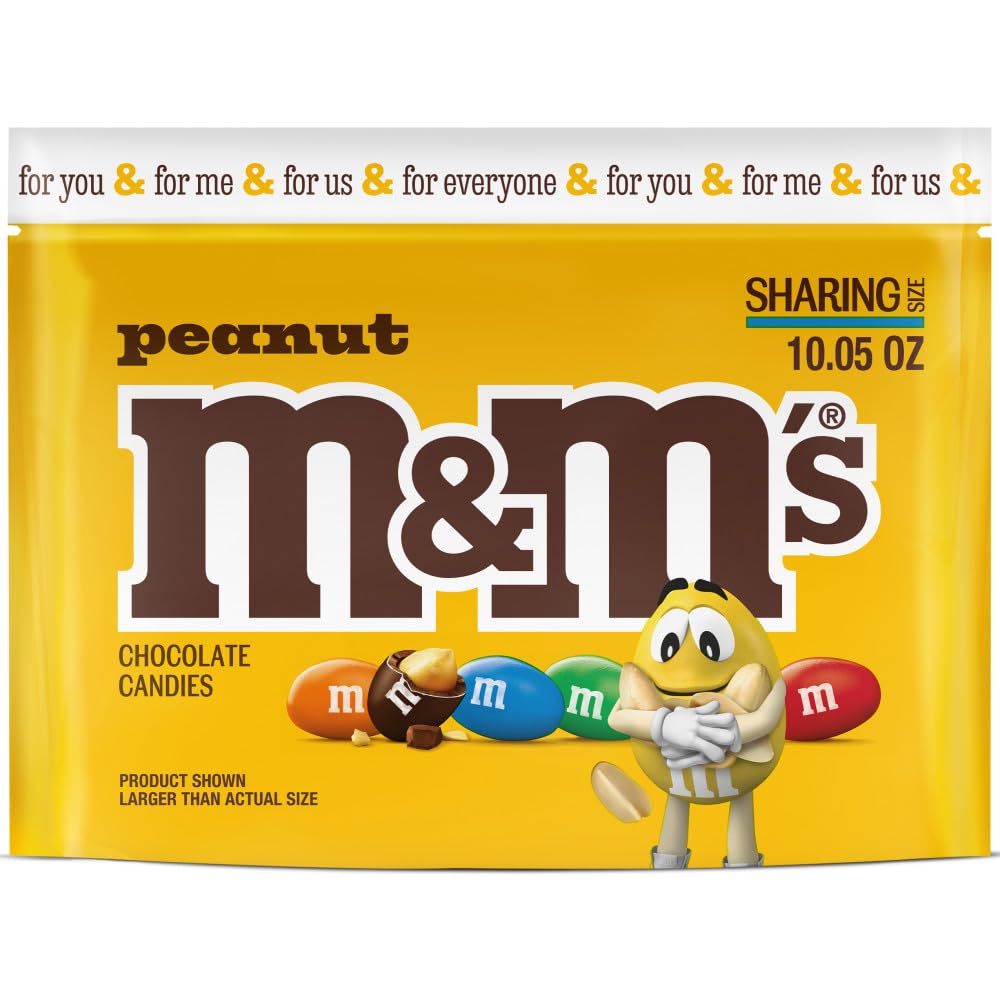 M&M'S Peanut Milk Chocolate, Sharing Size, 10.05 oz