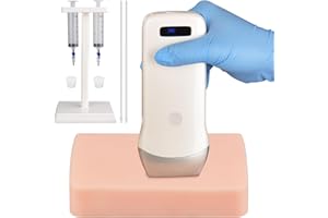 SimCoach Ultrasound-Guided Vascular Puncture Training Model, Ultrasonic Simulator with Blood Vessels, Ultrasound Puncture Injection Training Pad for Medical Education and Demonstration