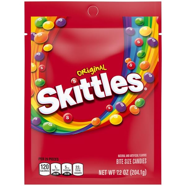 SKITTLES ORIGINAL CHEWY CANDY, 7.2 OZ BAG