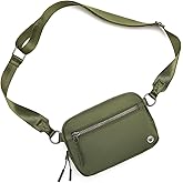 WESTBRONCO Small Crossbody Bags for Women Nylon with Adjustable Strap, Zipper Crossbody Purse, 1L Shoulder Bag for Travel