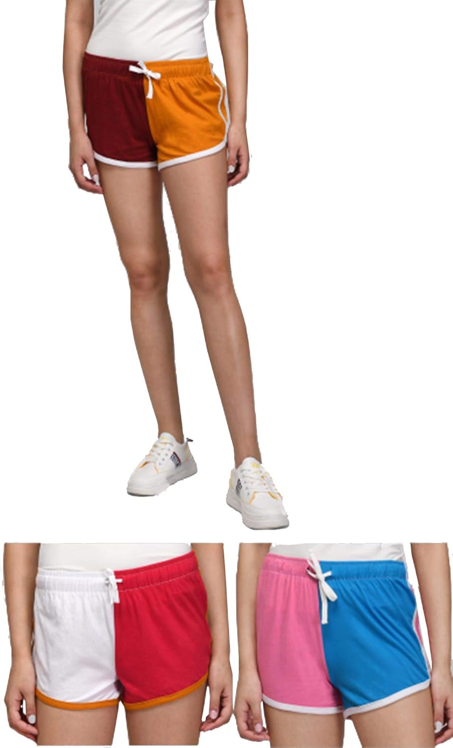 Buy KOTTY 3PC Women's Night Shorts at Amazon.in