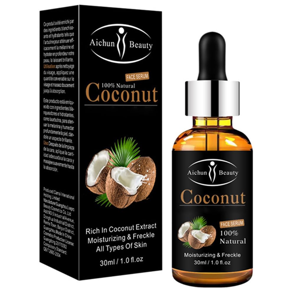 AICHUN BEAUTY Serum 100% Natural Face Lifting Smoothing Oil Control Acne Perfecting Primer (COCONUT)