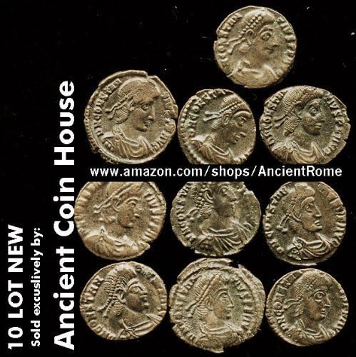 Lot of 10 - Premium Roman Ancient Bronze Coins by Ancient Coin House
