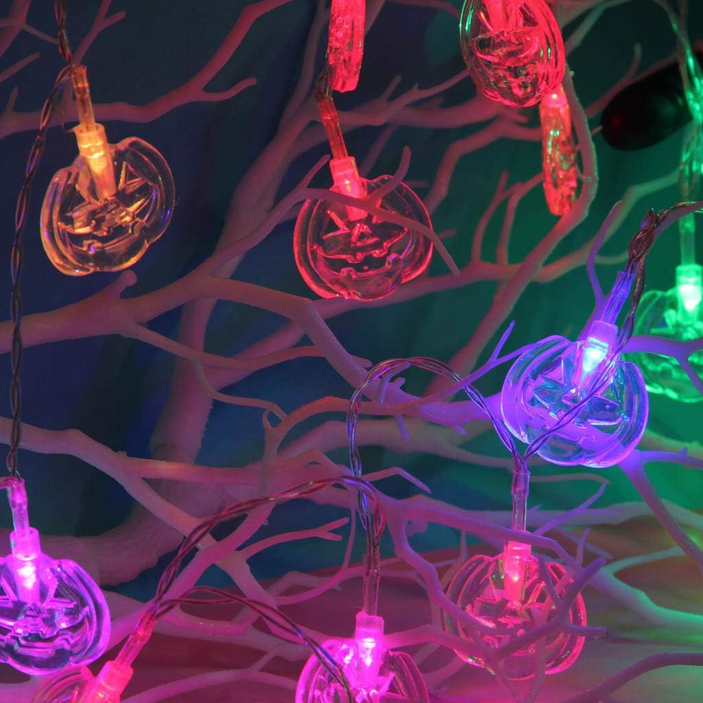 CCOOfhhc - Guirnalda de Luces para Halloween, lámpara de luz de