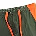 FEESHOW Men's Workout Gym Sports Fitness Running Tights Shorts Pants (Army Green, M)