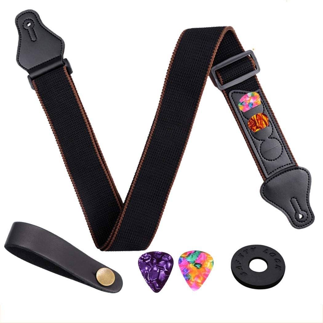 Electric Guitar Strap - Amazon Com Guitar Strap Pure Cotton Adjustable Guitar Strap For Acoustic Classical And Electric Guitar Straps Musical Instruments