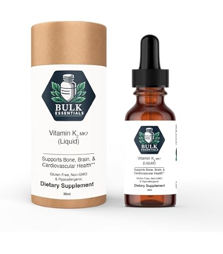 Amazon.com: Bulk Essentials Pure Vitamin D3+K2 Drops with MCT Oil