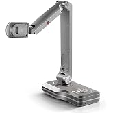 JOYUSING V508 VGA/HDMI/USB 8MP Three Mode Document Camera for Teacher, Auto Focus, LED Light for Real-time Projection, Video Recording, Distance Learning, Works with and Without a Compute