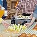 Lifewit Casserole Carrier Lasagna Lugger for Potluck Partes/Picnic (Grey, Large)