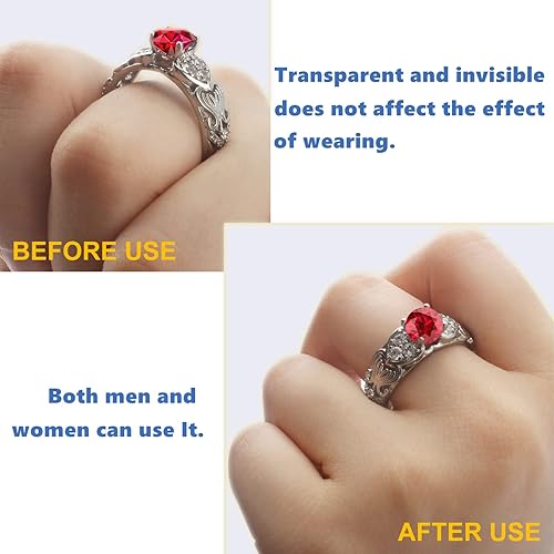 12-Pack Ring Size Adjuster for Loose Rings, Style 12 Sizes