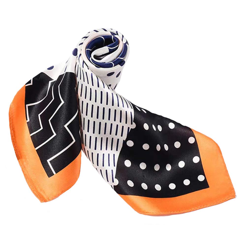 ANDANTINO100% Mulberry Silk Scarf -21” Lightweight Square Neckerchief – Breathable Digital Printed Scarves with Gift PackedGlobal Recycled StandardGlobal Recycled StandardGlobal Recycled Standard