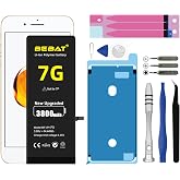 BEBAT Replacement for iPhone 7 Battery, 3800mAh High Capacity Li-ion Polymer Replacement Battery for Model (A1660 A1778 A1779) with Professional Repair Tool Kits