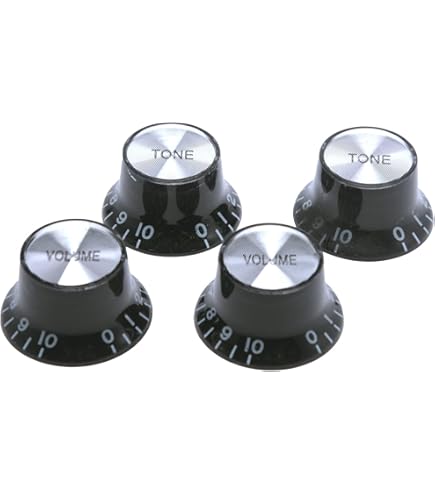 snowchecking Set di 3 manopole di controllo per chitarra ST