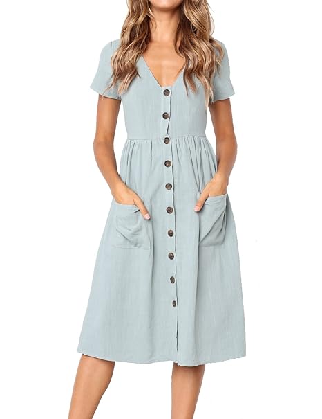 short sleeve midi dress uk