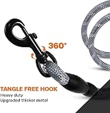 Taglory Rope Dog Lead 1.0 cm 1.5 m Reflective Padded Handle Small Dogs view 6