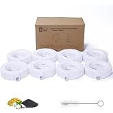 8 Packs Replacement Filter for 3.6L/4.6L/6L/8L Automatic Pet Waterer Dispenser, Pet Water Fountain Filter