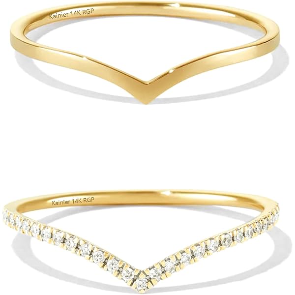 14k Solid Gold Wave Ring – Minimalist Band For Thumb, Pinky, Or Stacking – Size 5