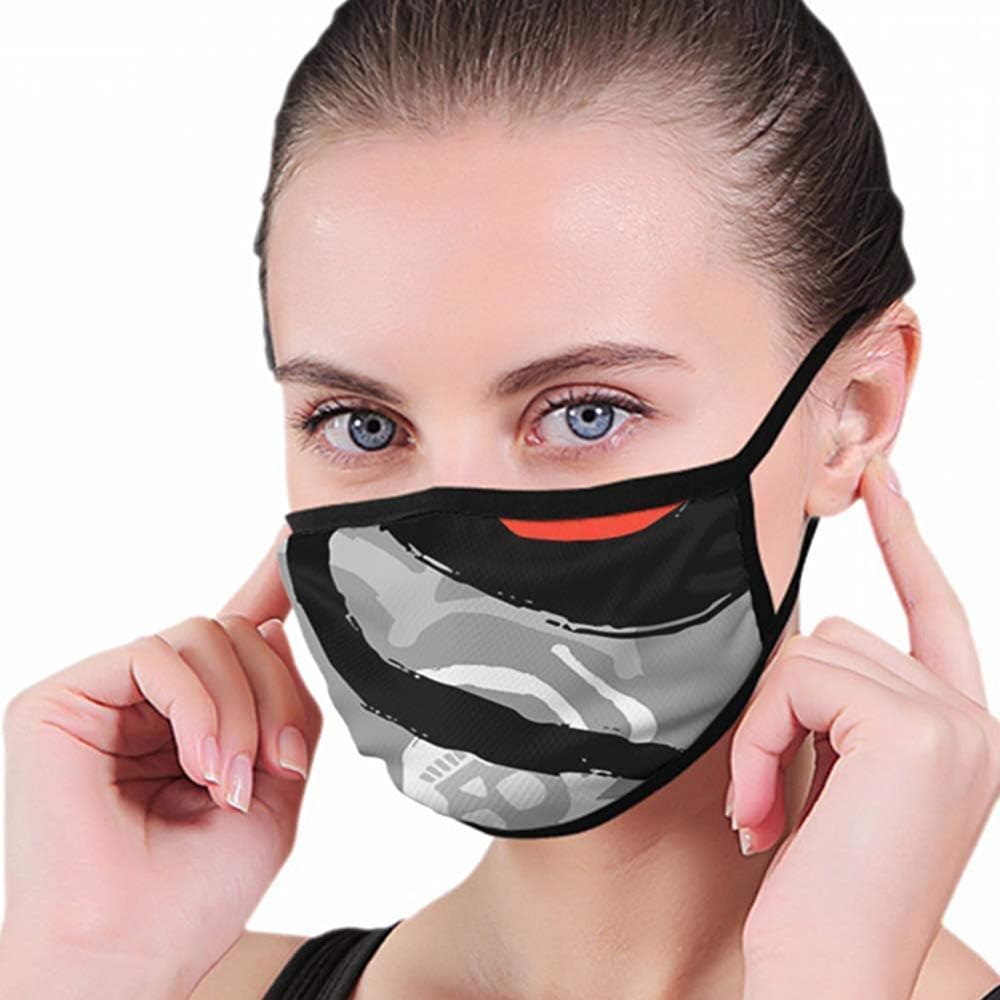 Spider Funky Rough Grunge Holidays Full Seal Pollution Mask For Men & Women - Reusable Cotton Air Filter Mask