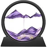 Wai Danie Moving Sand Art Picture 3D Hourglass Deep Sea Sandscape Liquid Motion Display Painting Flowing Sand Frame Relaxing 