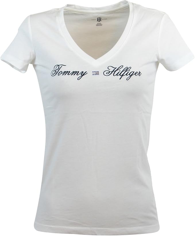 womens tommy hilfiger v neck t shirt