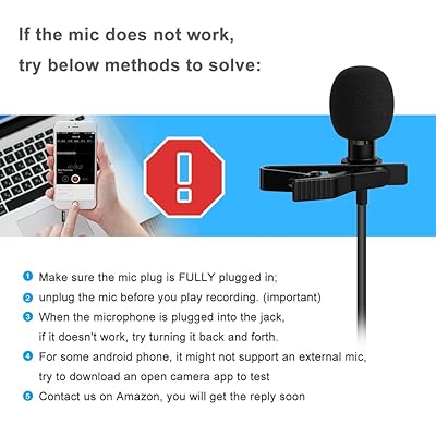 Buy Pop Voice 12 8 Feet Lavalier Lapel Microphone Professional Grade Omnidirectional Mic Condenser Small Mini Perfect For Recording Podcast Pc Laptop Android Iphone Youtube Interview Asmr External Online In Indonesia B07ptpmgfh