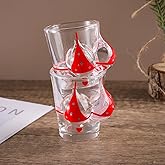 2-Pack Novelty Bikini Top 3D Small Shot Glasses White Elephant Gift Party Shot Glasses 55ml Unique Body-Shaped Models Whiskey Wine Glasses Shot Glass Collectors Humor Funny Drinking Cups Gag Gift
